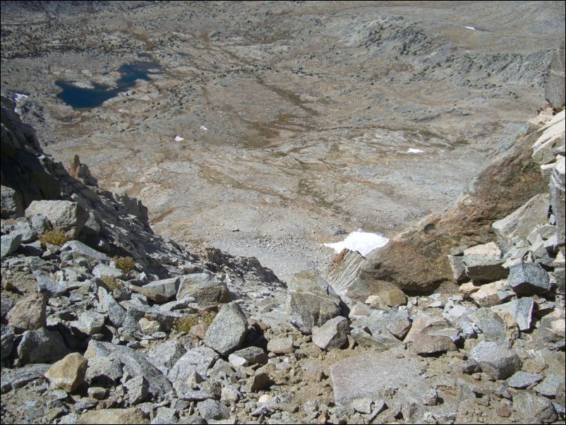 2006-09-23 Agassiz (15a) look down class 2 chute